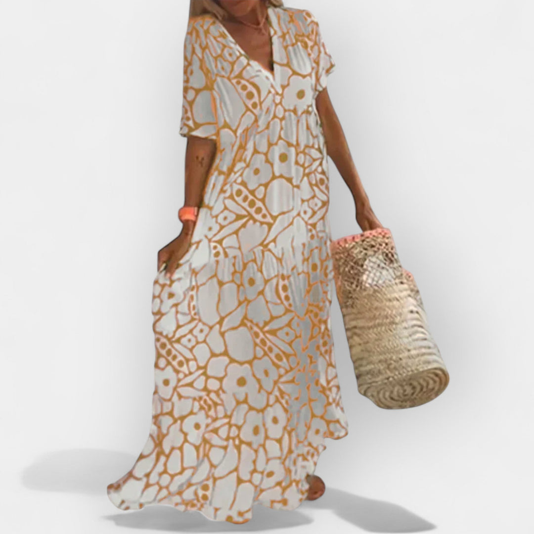 Airy Summer Dress with Pattern