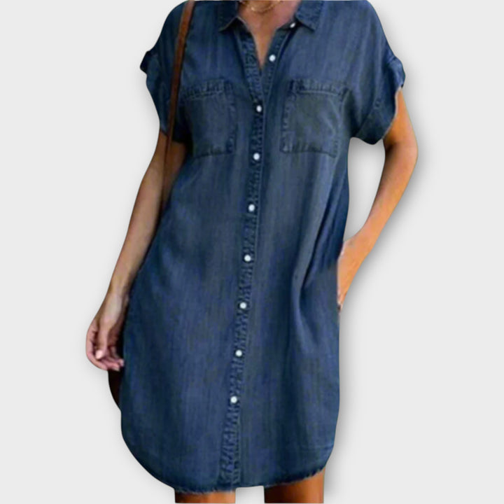 Mini dress made of elastic fabric