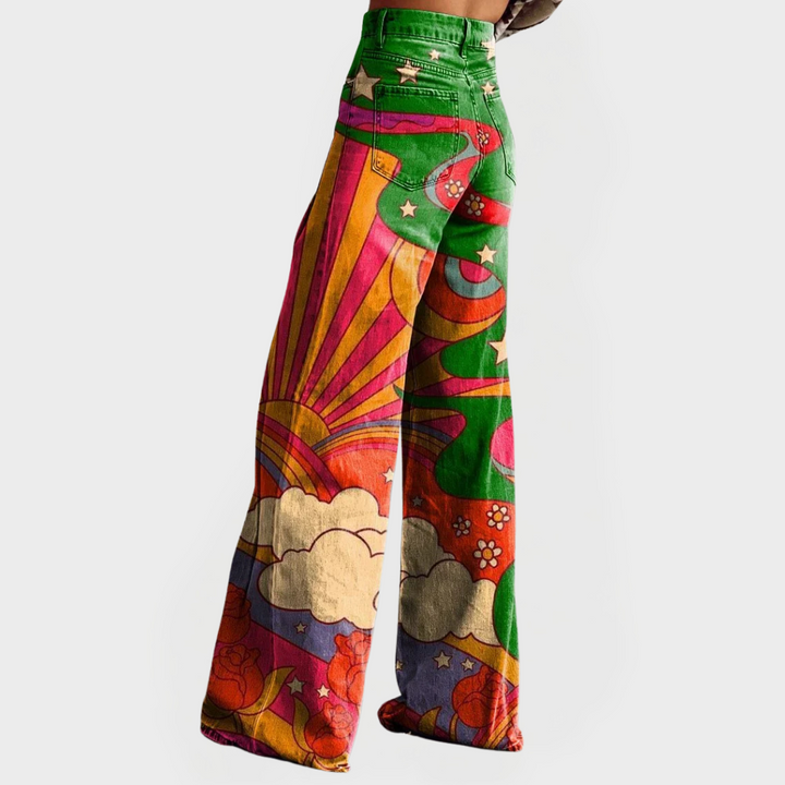 Stylish Live Jeans with Wide Legs