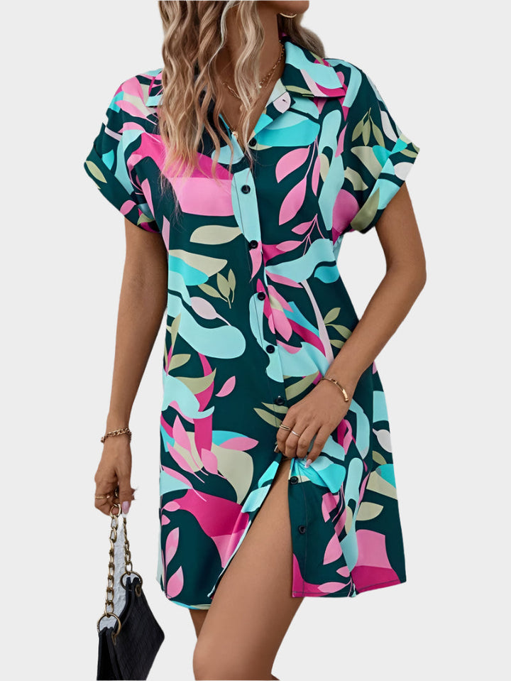 Shirt Dress with Print