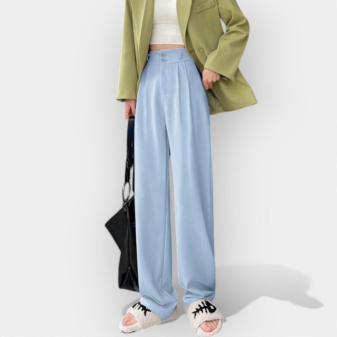 Wide Leg Pants in Korean Style
