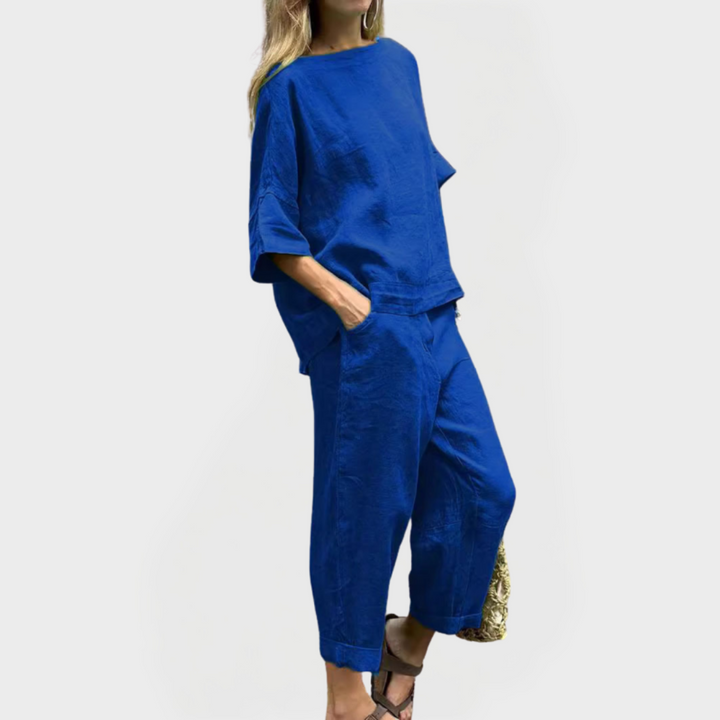 Dress Set with Natural Patterns