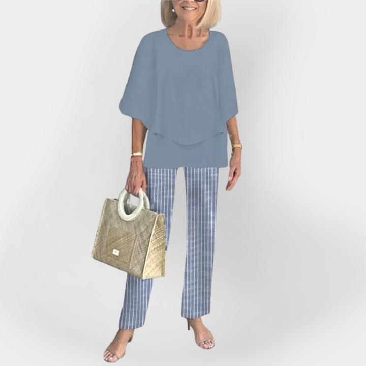 Stylish Set with Comfortable Top and Pants