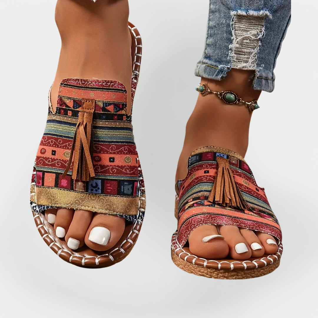 Handmade Impressive Sandals with Fringes