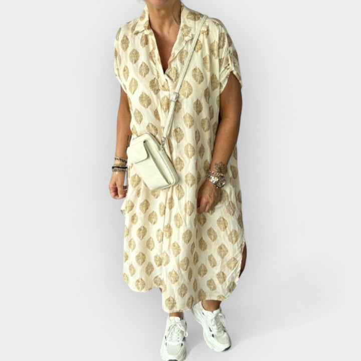 Airy Summer Dress with Neckline