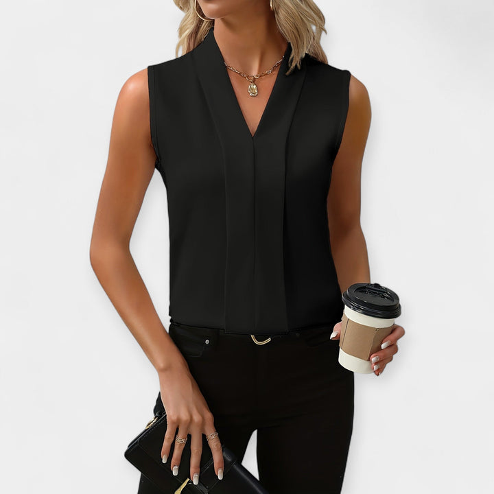 Classy Sleeveless Blouse