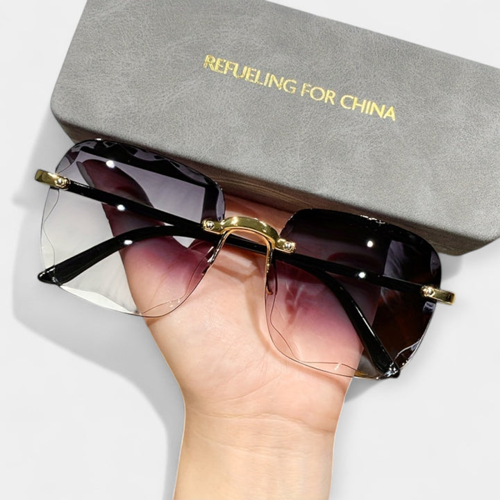 Classic Retro Frameless Glasses