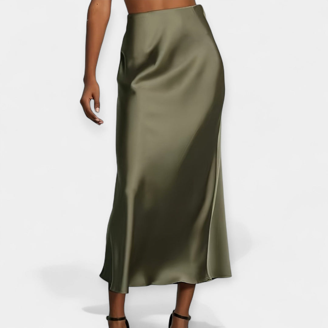 High Waist Midi Skirt
