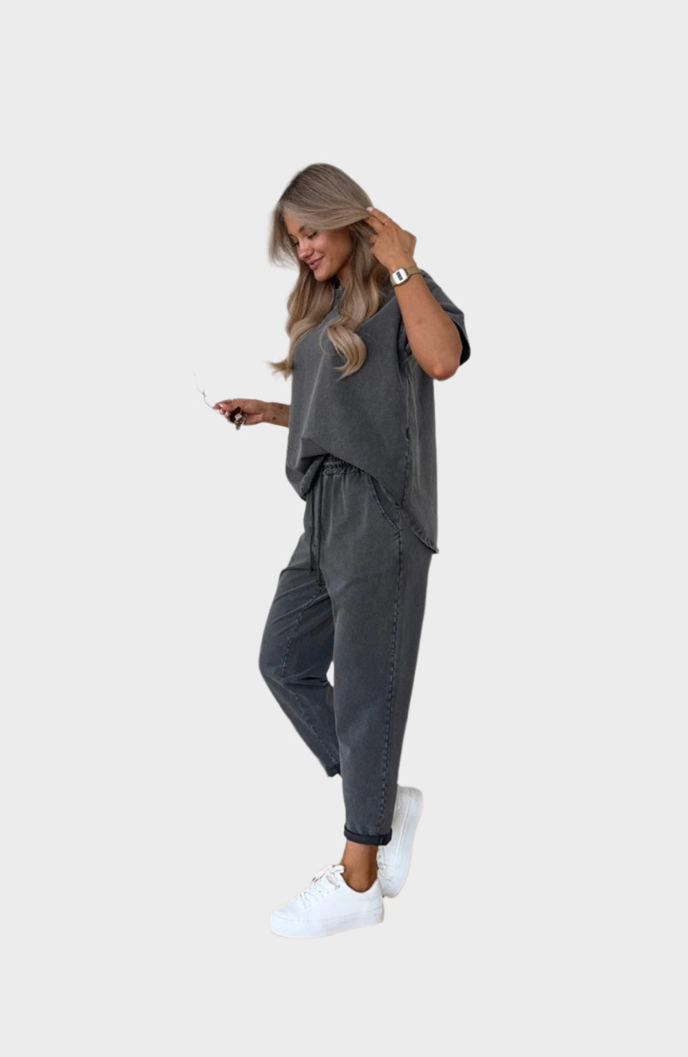 Casual Set with T-Shirt and Jogger Pants