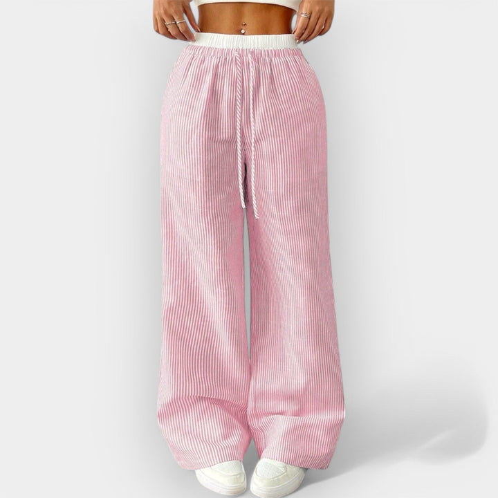 Striped Wide Pants