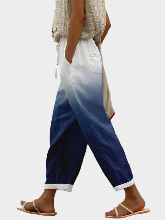 Relaxed Pants with Print