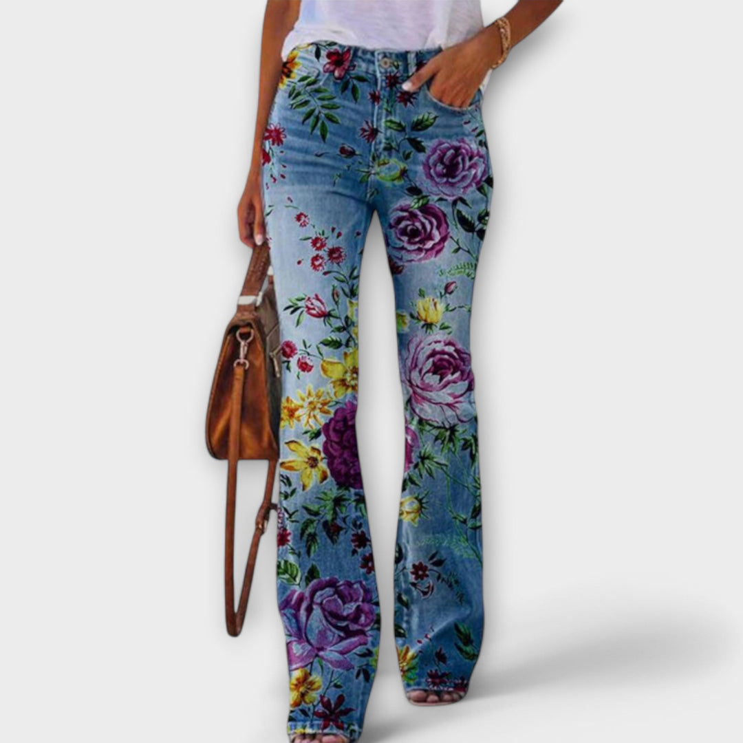 Flowered Pants