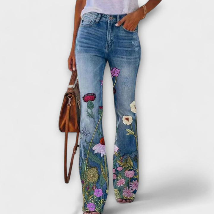 Flowered Pants