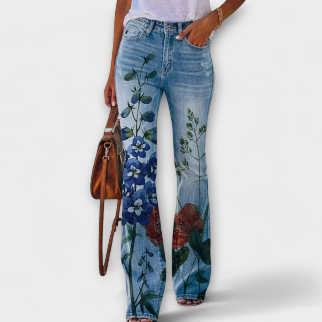 Flowered Pants