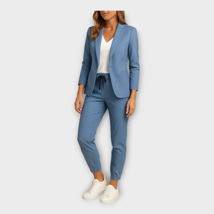 Women's Suit with Blazer and Jogger Pants