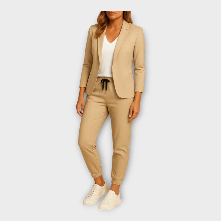 Women's Suit with Blazer and Jogger Pants