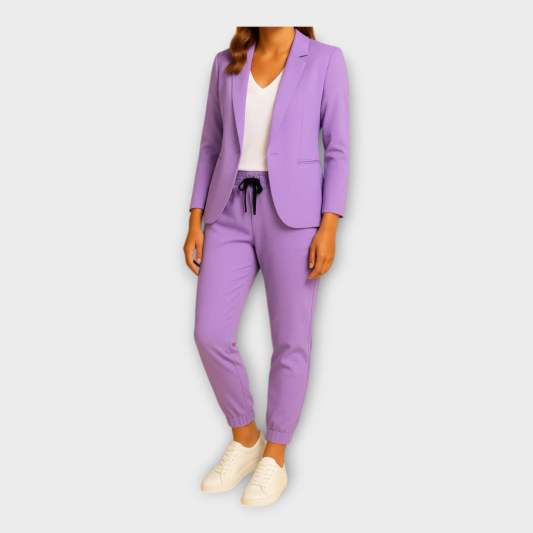 Women's Suit with Blazer and Jogger Pants