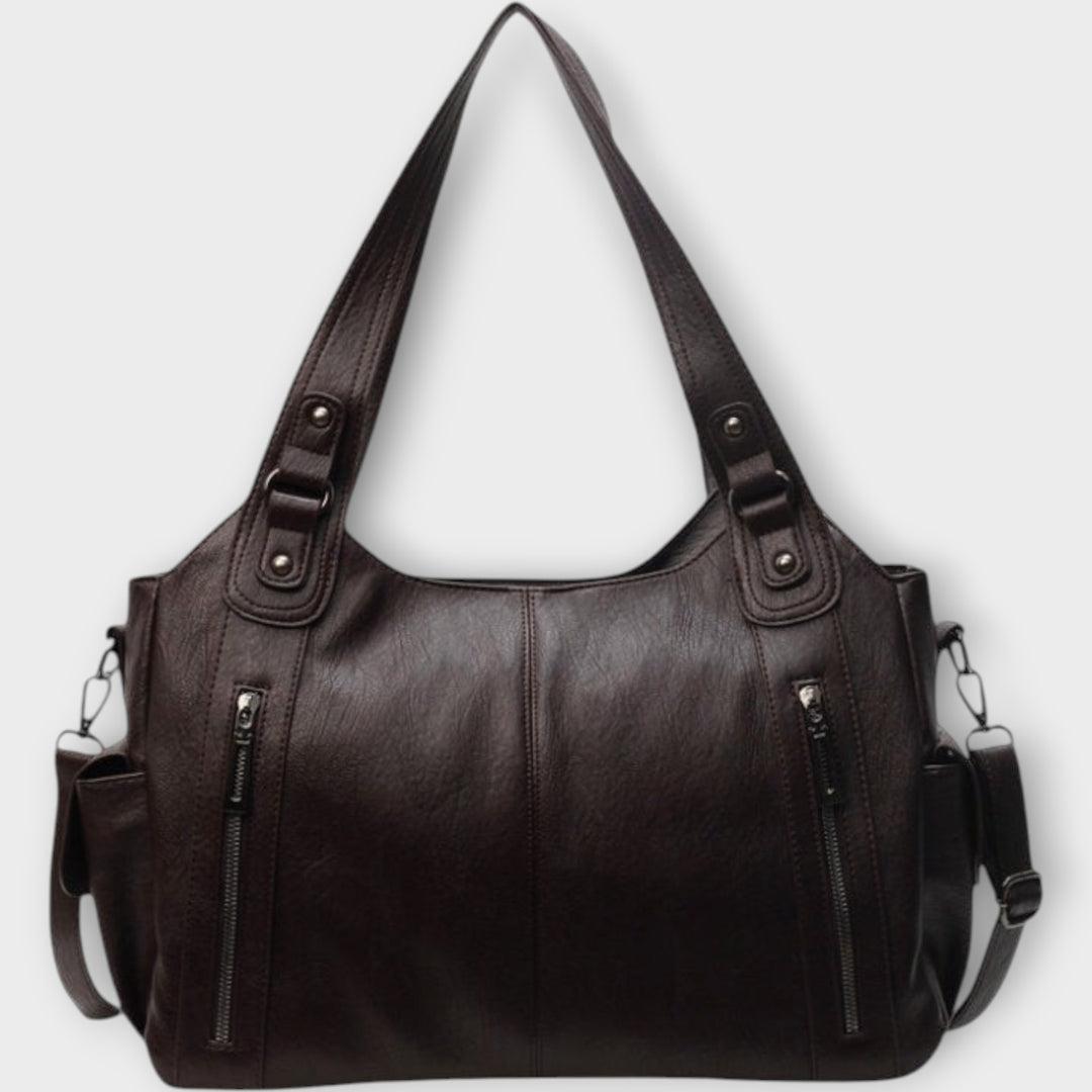 Timeless Leather Handbag with Effortless Elegance