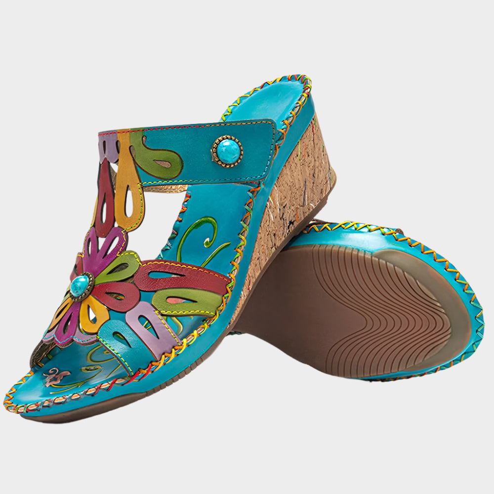 Heeled Sandals with Brazilian Flair and Comfort
