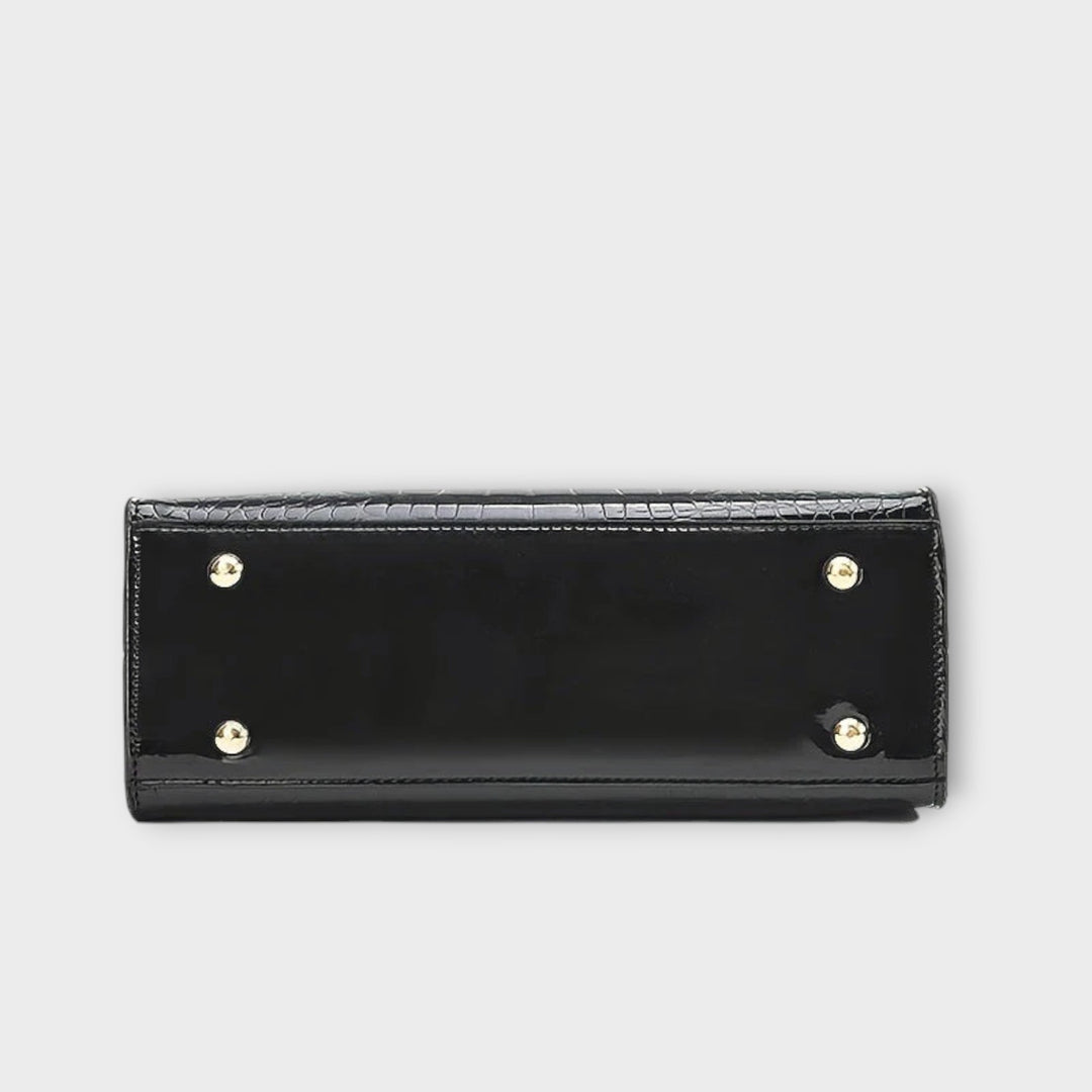 Shiny Handmade Croco Bag