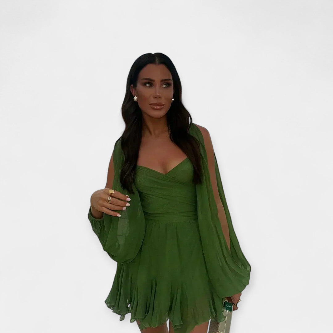 Romantic Short-Sleeve Dress for Every Occasion