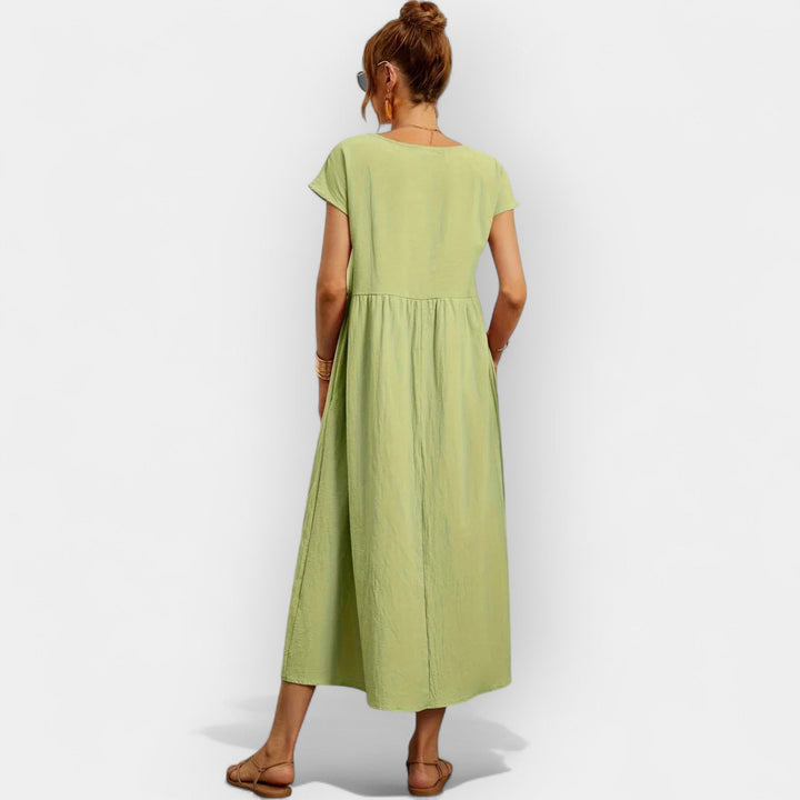 Lightweight Cotton Dress with Pockets