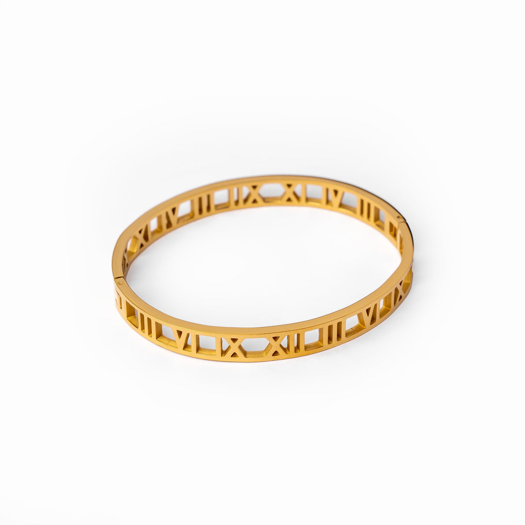 Gold Bracelet with Numbers