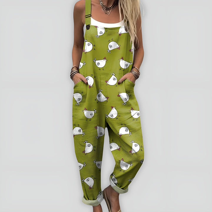 Comfortable and Stylish Jumpsuit with a Relaxed Fit