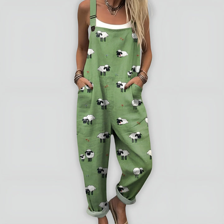 Comfortable and Stylish Jumpsuit with a Relaxed Fit