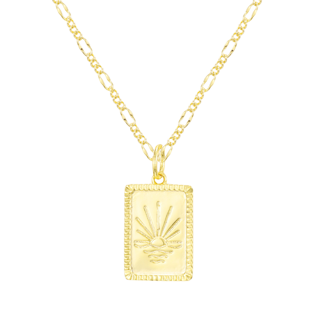 Sun Design Necklace