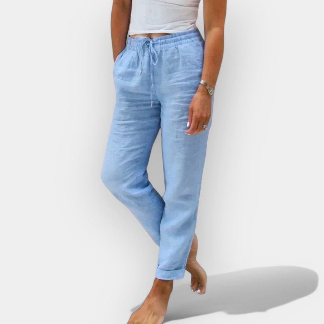 Updated Linen Pants for Summer