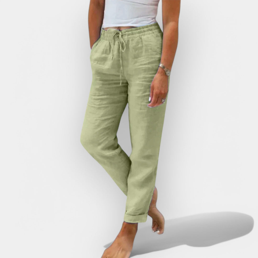Updated Linen Pants for Summer