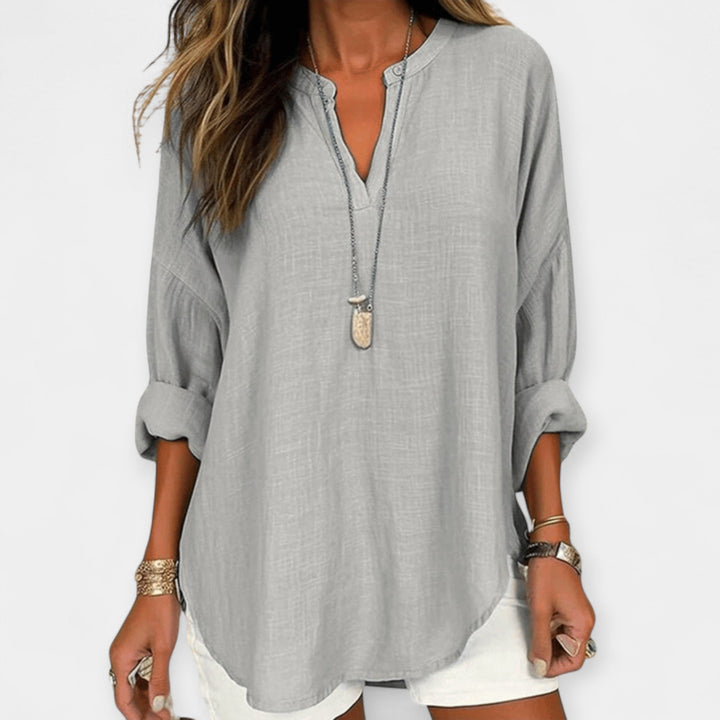 Linen Beach Blouse