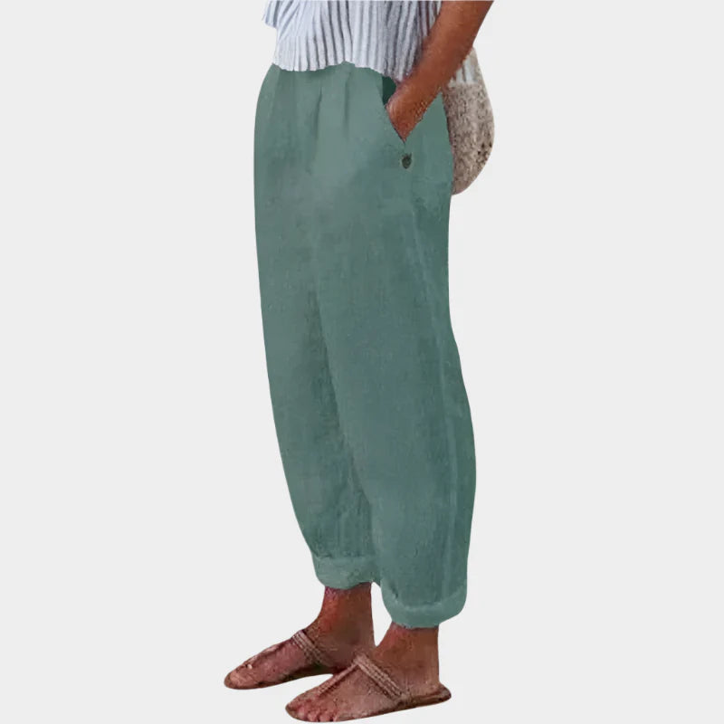 Comfortable Linen Pants with Pockets