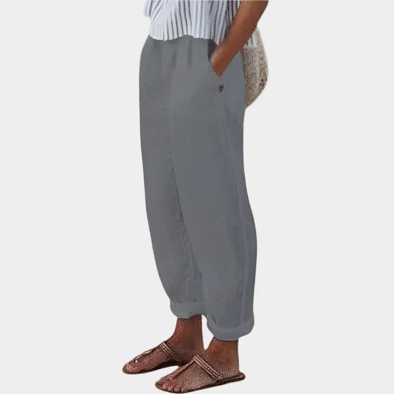 Comfortable Linen Pants with Pockets