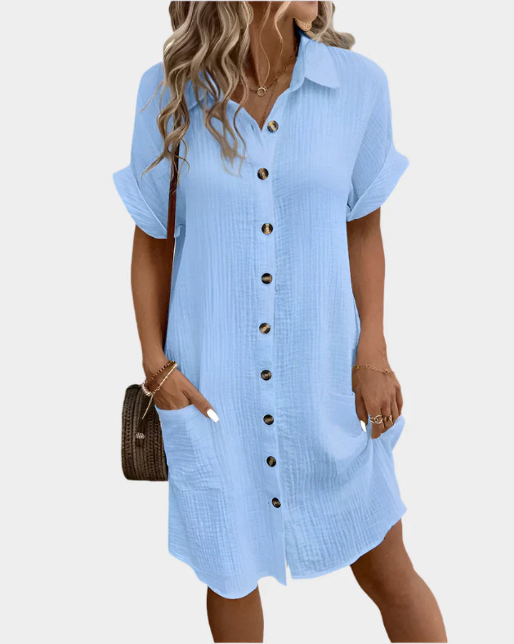 Women's Cotton and Linen Dress