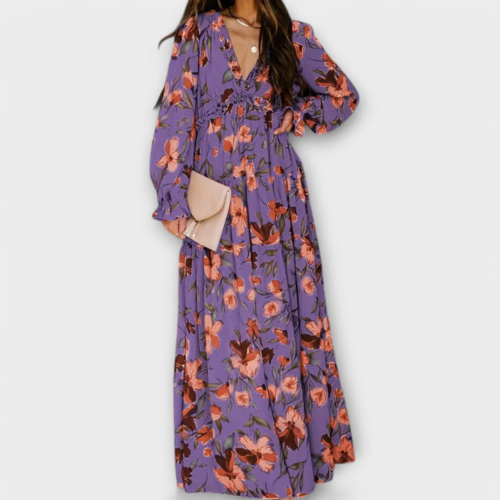 Maxi Dress with Flowers