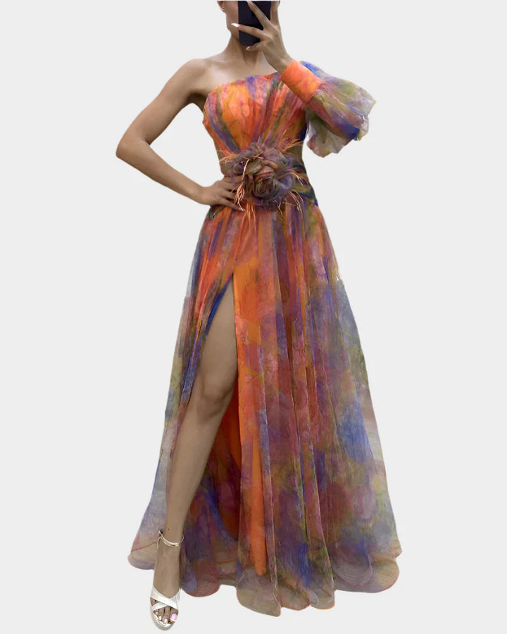 Romantic Dress with Opening