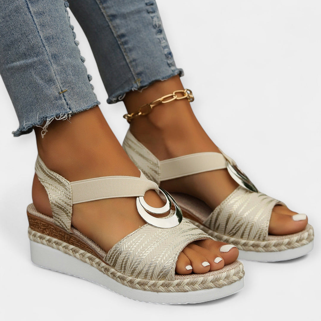 Roman Sandals with Braiding