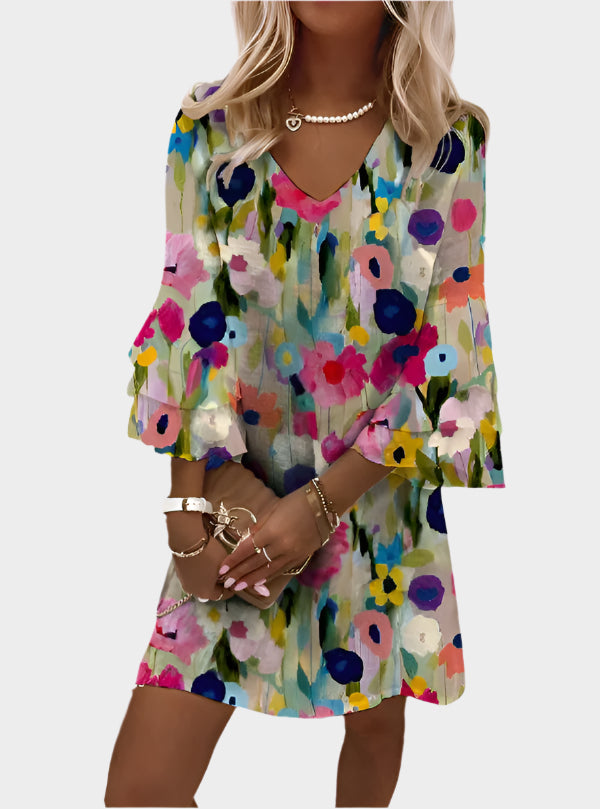 Midi with Striped Design