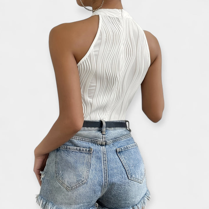 Full Body Bodysuit with Adjustable Ruching