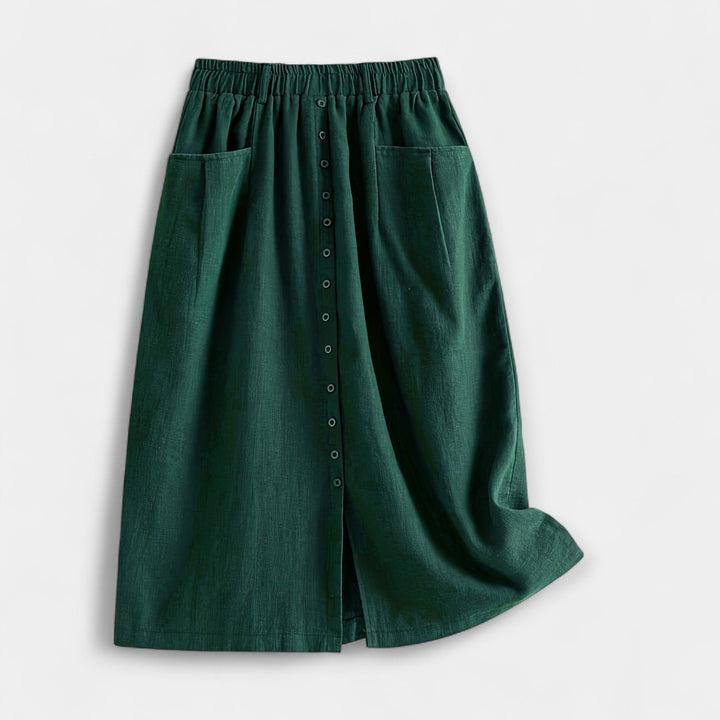 Midi Skirt with Vintage Style