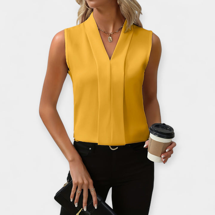 Classy Sleeveless Blouse