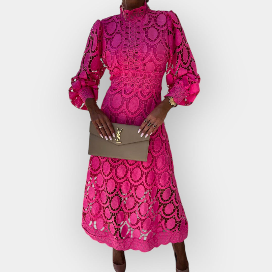 Romantic Dress with Lace Details