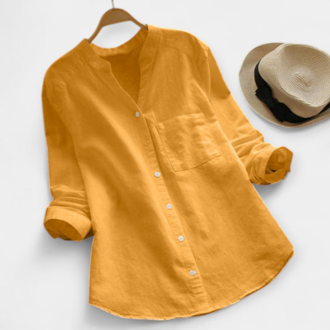 Comfortable Linen and Cotton Shirt