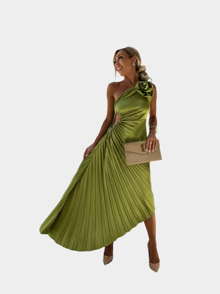 Floral Dress with Romantic Notes