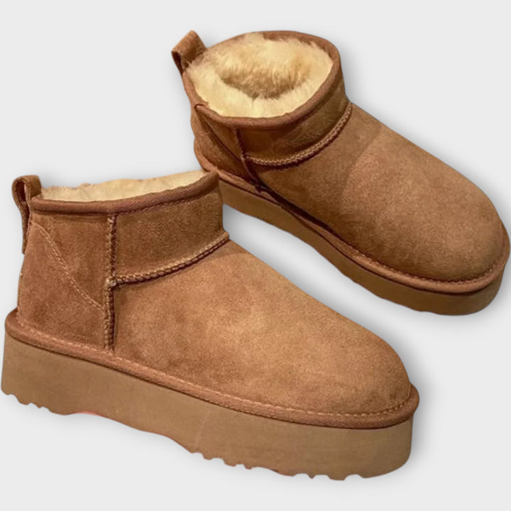 Cozy Suede Boots with Plush Lining