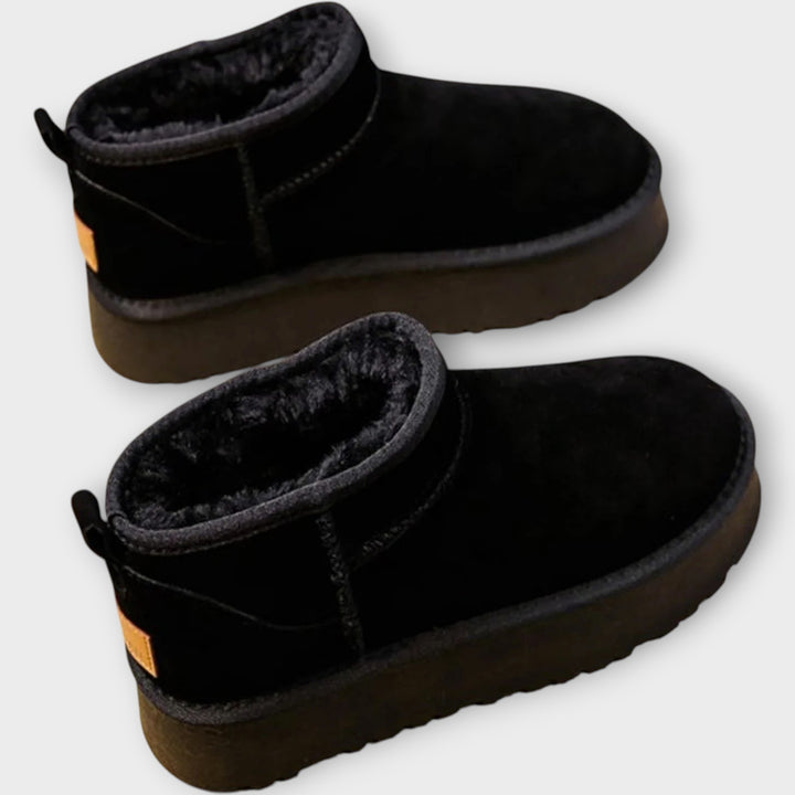 Cozy Suede Boots with Plush Lining