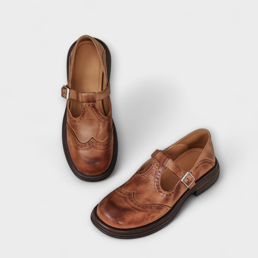 Elegant Leather Mary Janes