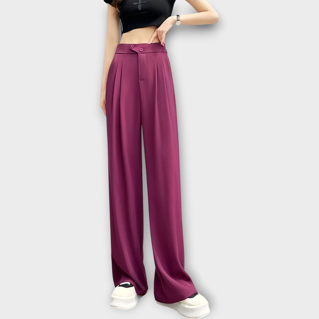 Sera Tailored Wide-Leg Trousers